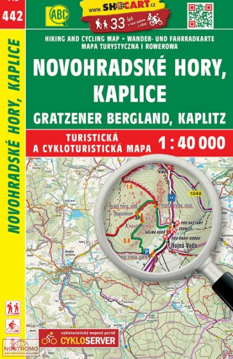 442 NOVOHRADSKÉ HORY - KAPLICE | Shocart hiking map