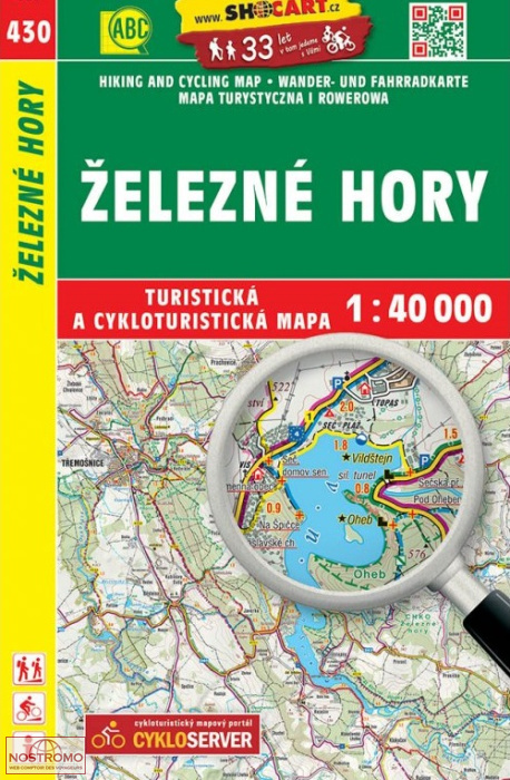 430 ŽELEZNÉ HORY | carte de randonnée Shocart