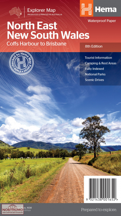 NORTH EAST NEW SOUTH WALES | Hema travel map