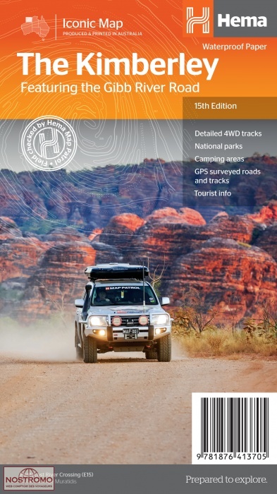 THE KIMBERLEY | carte touristique Hema