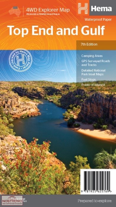 TOP END & GULF | carte touristique Hema