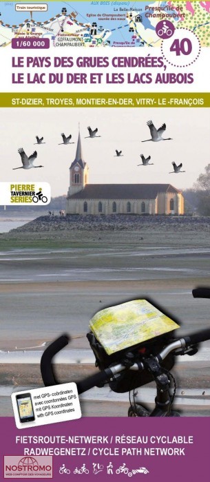 40 LAC DU DER ET LACS AUBOIS | Sportoena cycling map