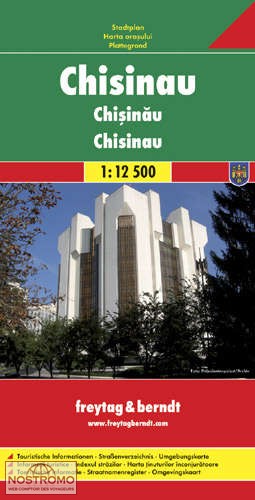 CHISINAU | plan de ville Freytag & Berndt