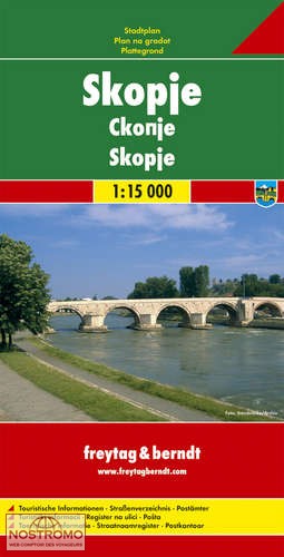 SKOPJE | Freytag & Berndt street map