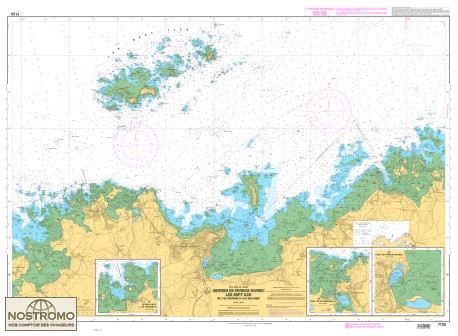 7125L ABORDS DE PERROS-GUIREC | carte marine SHOM | nostromoweb