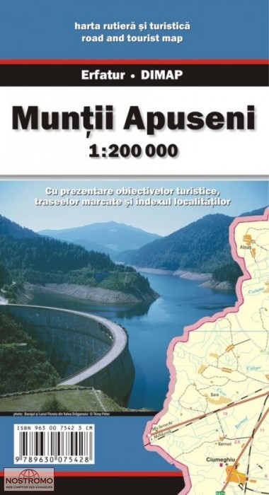 APUSENI MOUNTAINS | Dimap travel map