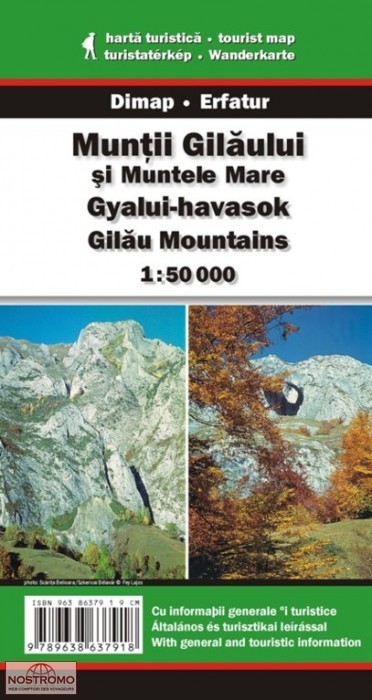GILAULUI MOUNTAINS | Dimap hiking map