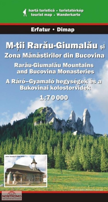 RARAU-GIUMALAU MOUNTAINS | Dimap hiking map
