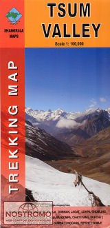 TSUM VALLEY | Shangri-La trekking map