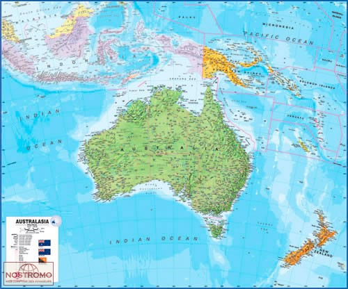 AUSTRALASIA | Maps International wall map