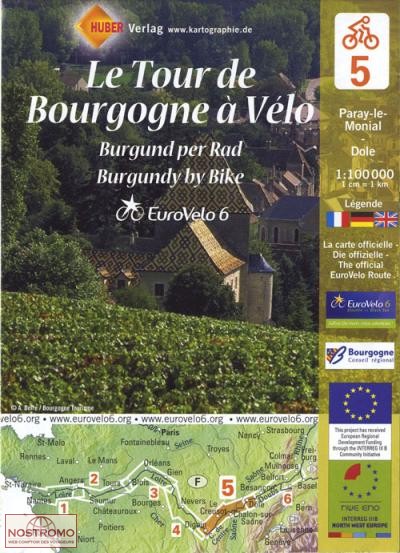 LE TOUR DE LA BOURGOGNE À VÉLO 5 | Huber cycling map